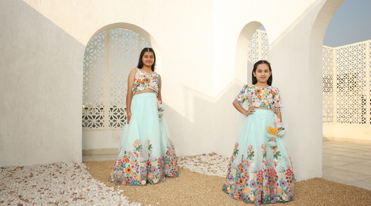 which colour is best for lehenga