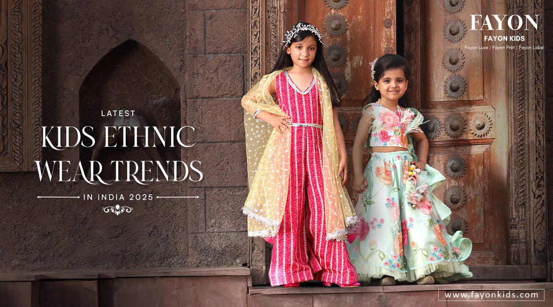 Latest kids ethnic wear trends India 2025