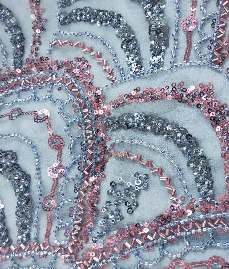 Luxe Blue Cut Dana Embroidered Lehenga Choli Set