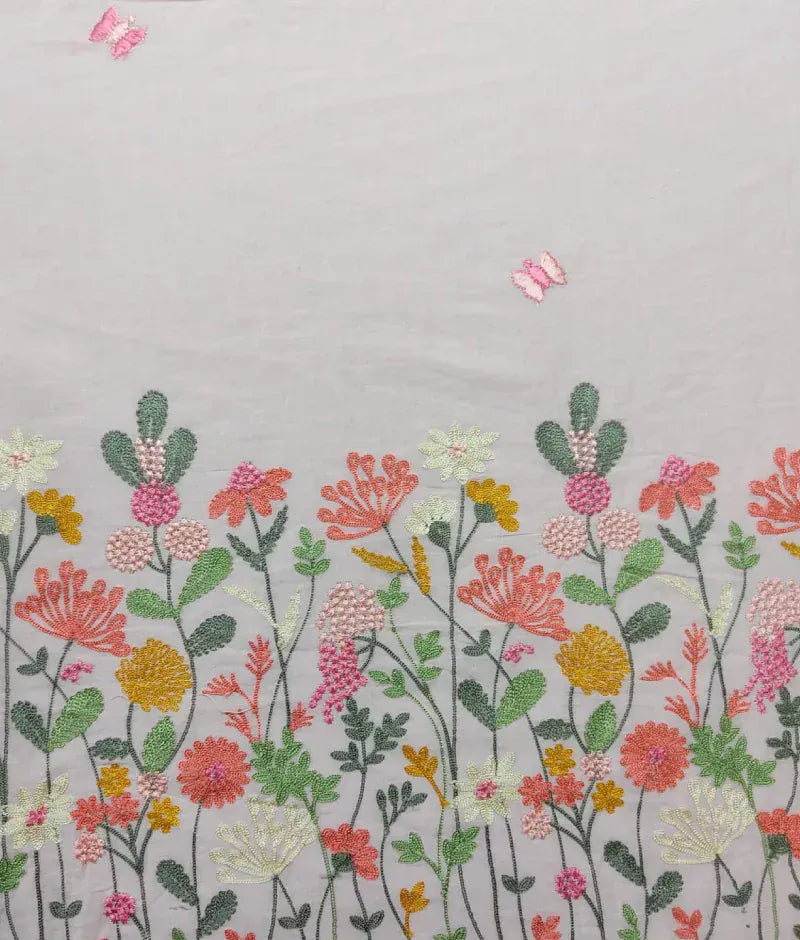 Luxe Peach Embroidered Kurti Sharara Set