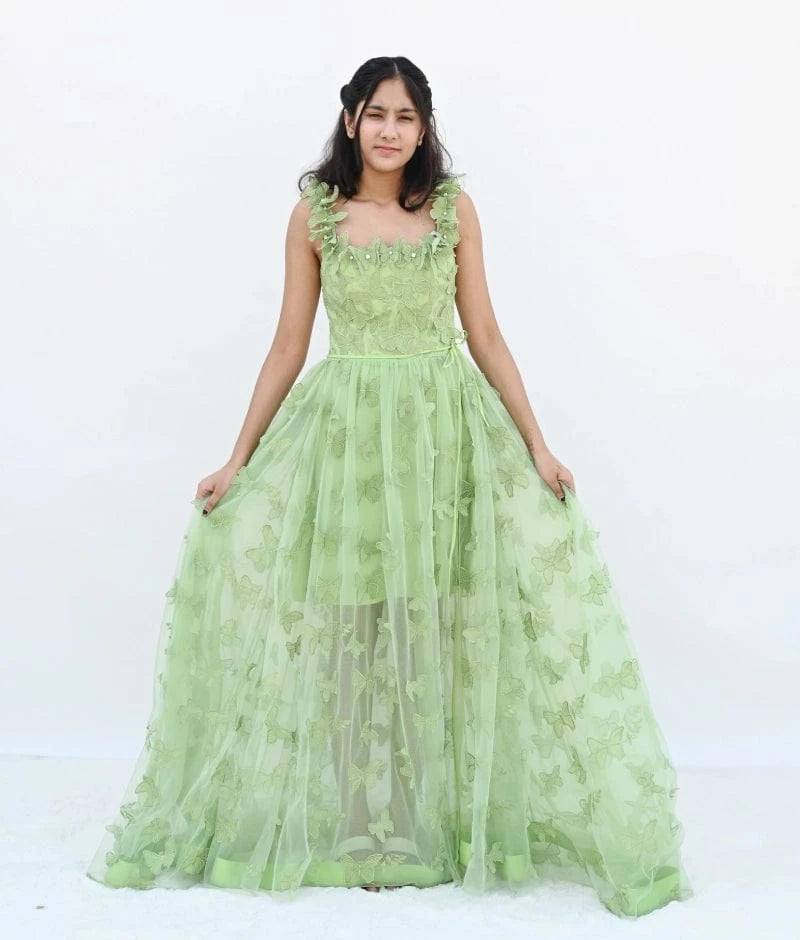 Manufactured by FAYON KIDS (Noida, U.P) 3D Butterfly Dress for Girls