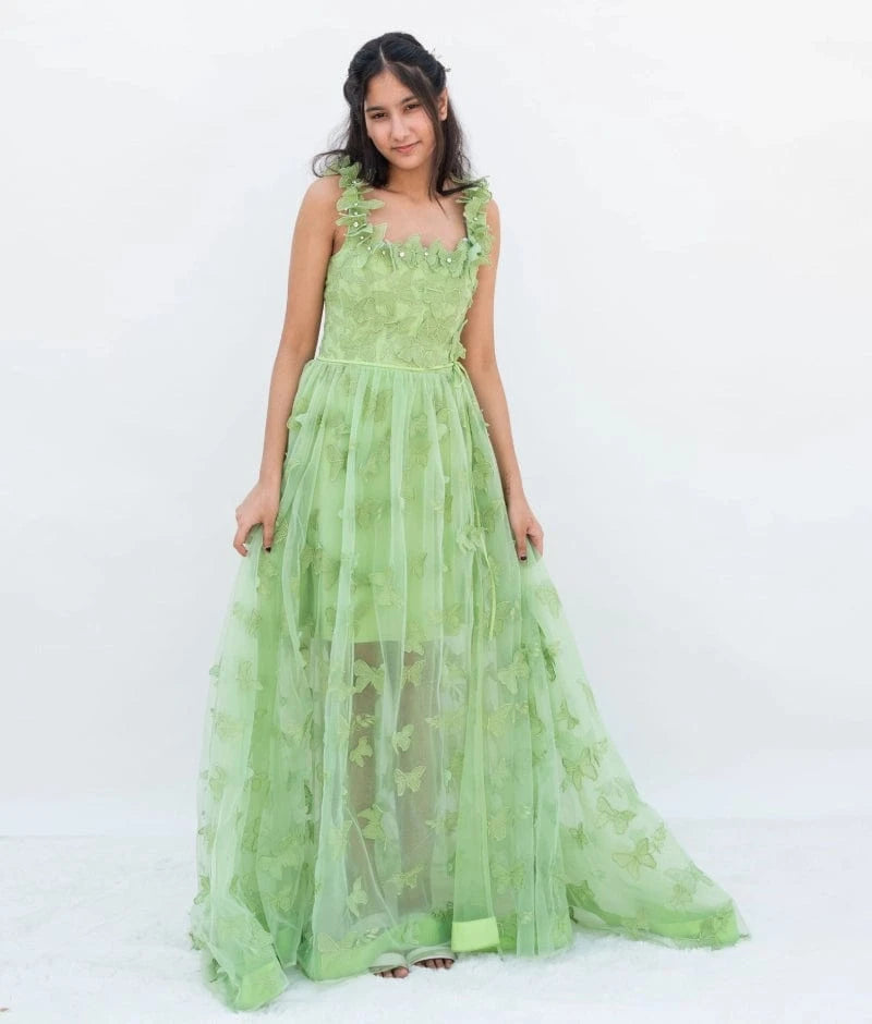 Manufactured by FAYON KIDS (Noida, U.P) 3D Butterfly Dress for Girls