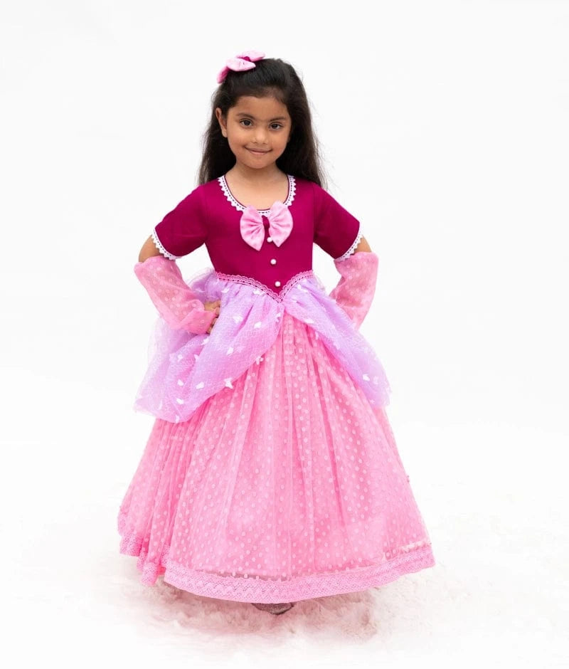 Manufactured by FAYON KIDS (Noida, U.P) Barbie Gown – A Fairytale Fantasy