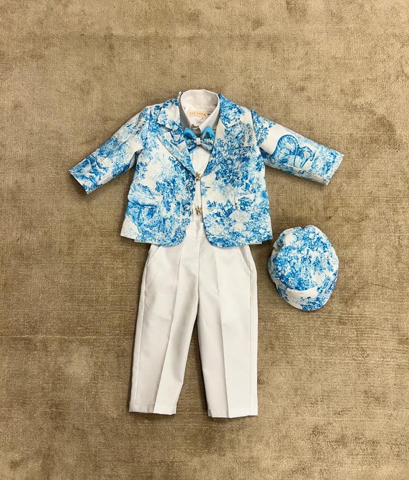 Manufactured by FAYON KIDS (Noida, U.P) Blue Printed Coat Set