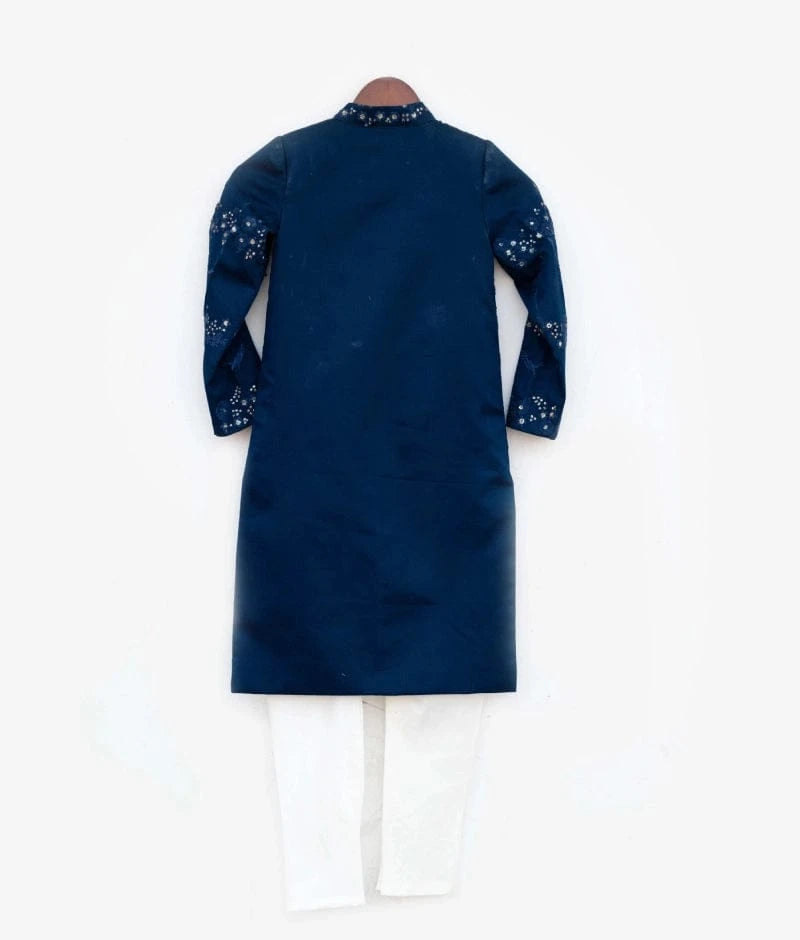 Classic Blue Sherwani Set