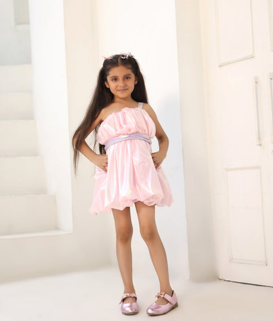 Glimmering Pink Frock