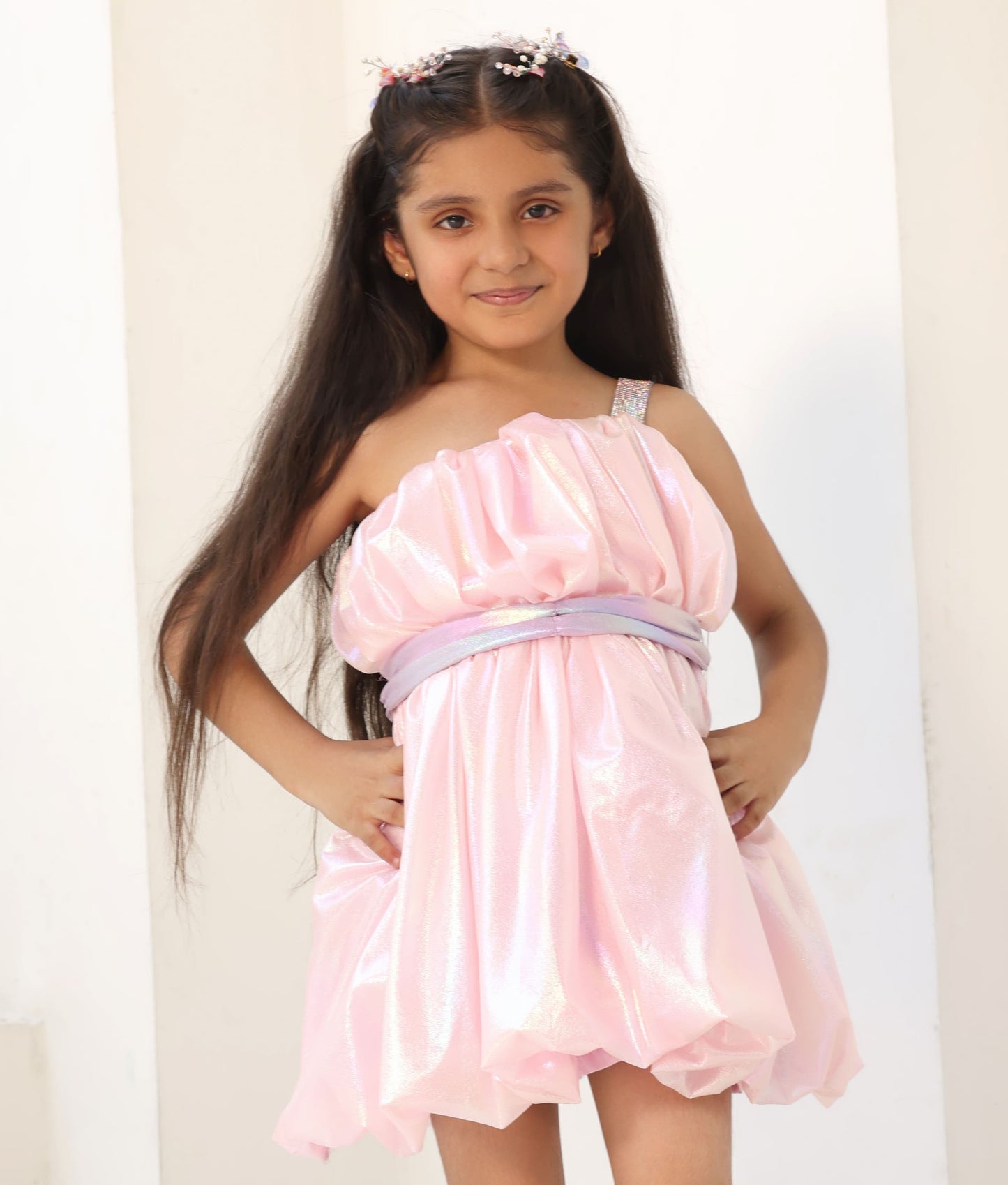 Glimmering Pink Frock