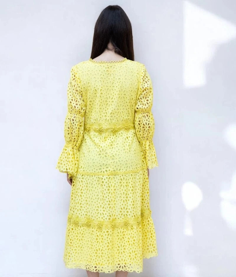 Manufactured by FAYON KIDS (Noida, U.P) Golden Hour Glow Dress