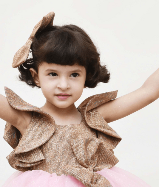 Manufactured by FAYON KIDS (Noida, U.P) Golden Shimmer Hair Clip