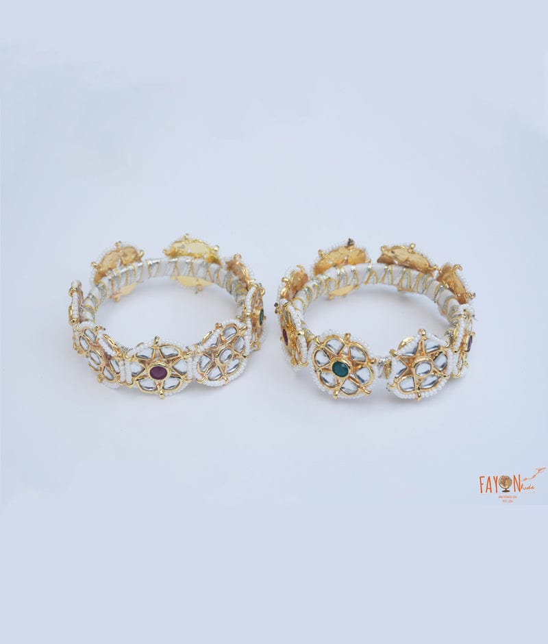 Manufactured by FAYON KIDS (Noida, U.P) Kundan Bangles for Girls