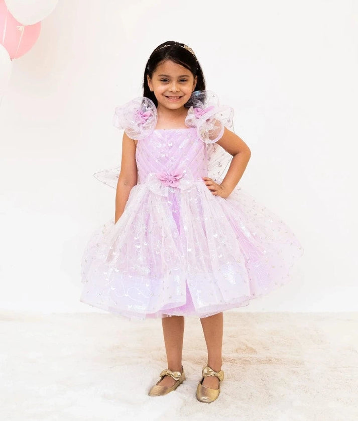 Lilac Butterfly Frock