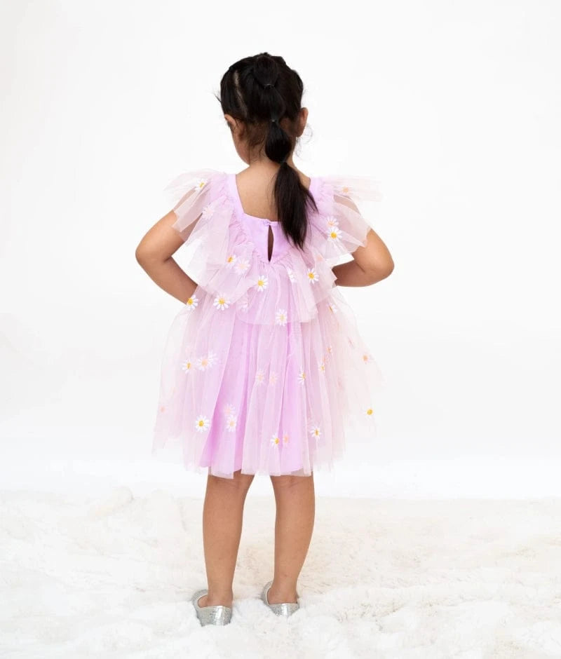 Manufactured by FAYON KIDS (Noida, U.P) Lilac Petal Net Dress