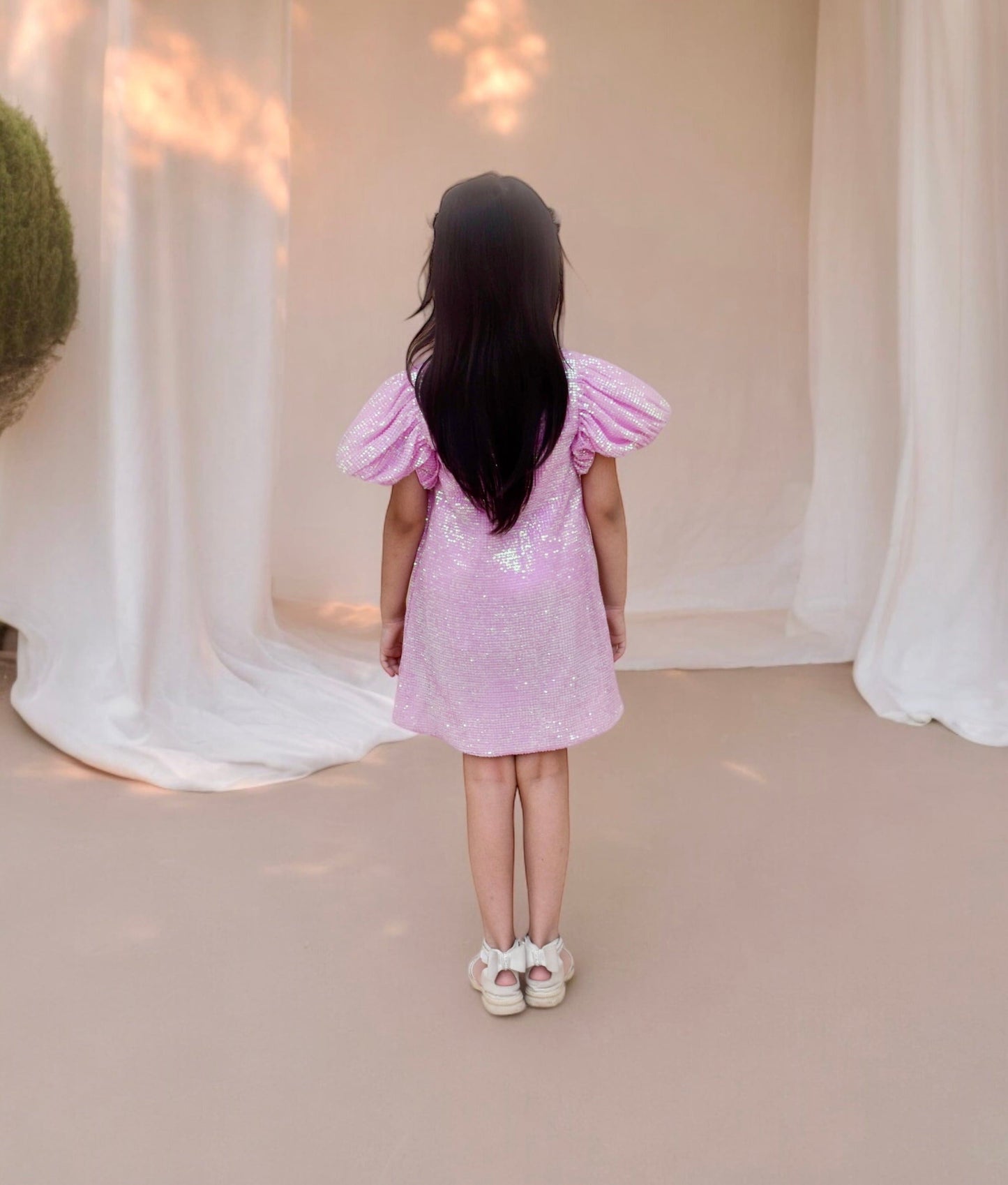 Manufactured by FAYON KIDS (Noida, U.P) Lilac Sequence Dress