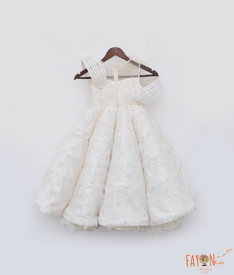Off-white Butterfly Gown