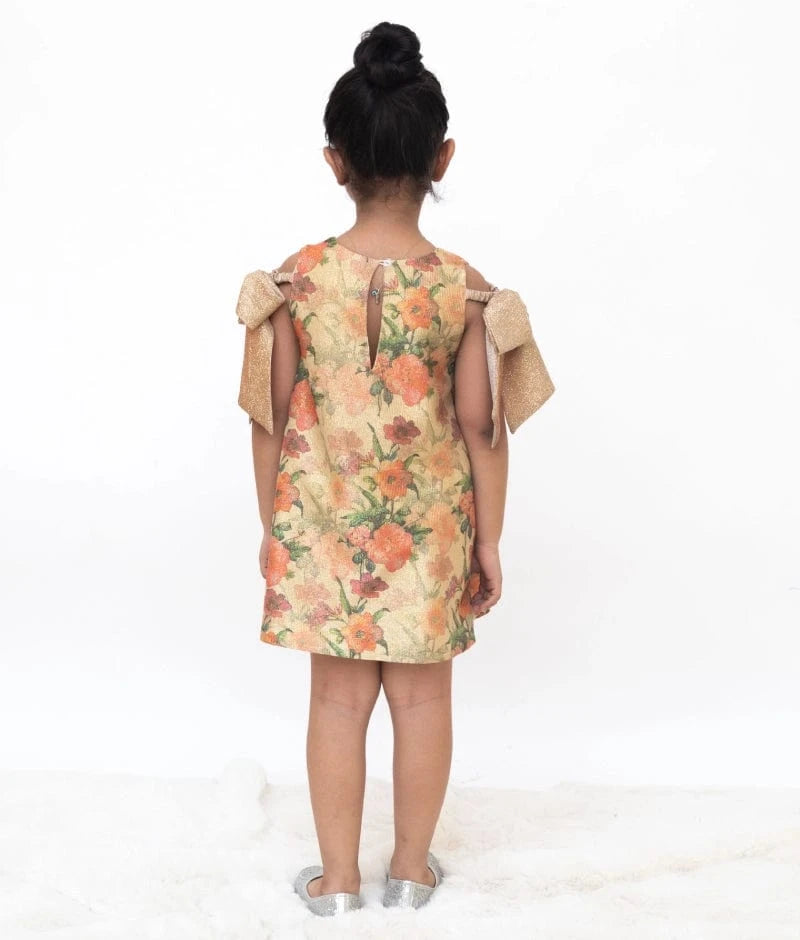Manufactured by FAYON KIDS (Noida, U.P) Printed Shimmer Dress