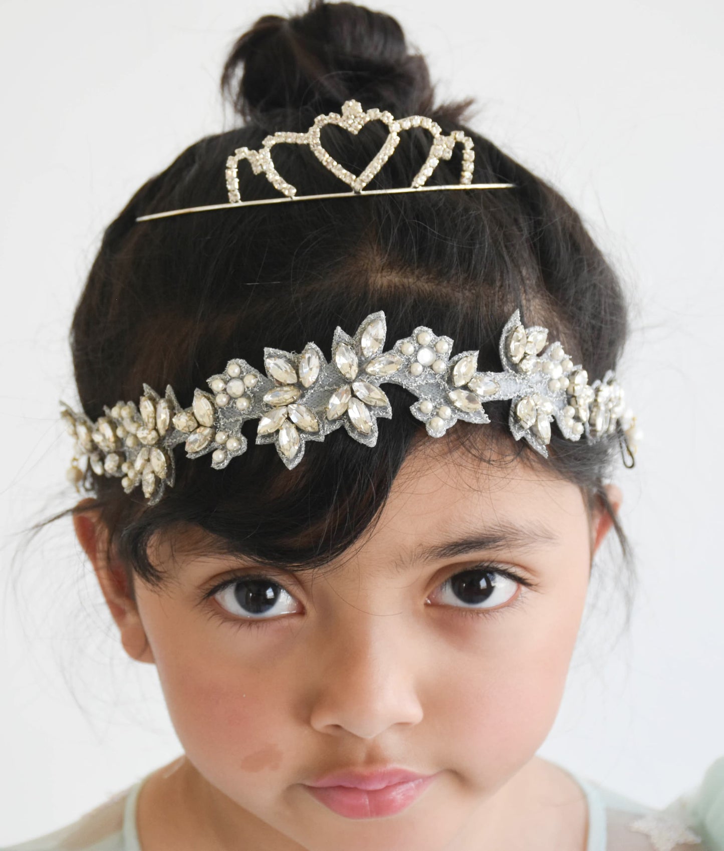 Manufactured by FAYON KIDS (Noida, U.P) Silver Crown for Girls