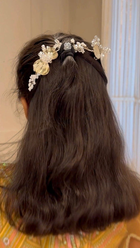 Manufactured by FAYON KIDS (Noida, U.P) Silver Head Accessory for Girls