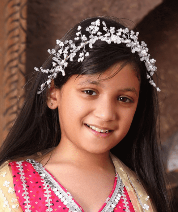 Manufactured by FAYON KIDS (Noida, U.P) Silver Stones Head Accessory