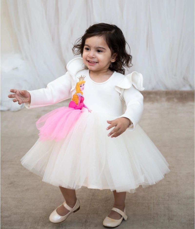 Manufactured by FAYON KIDS (Noida, U.P) White Princess Frock
