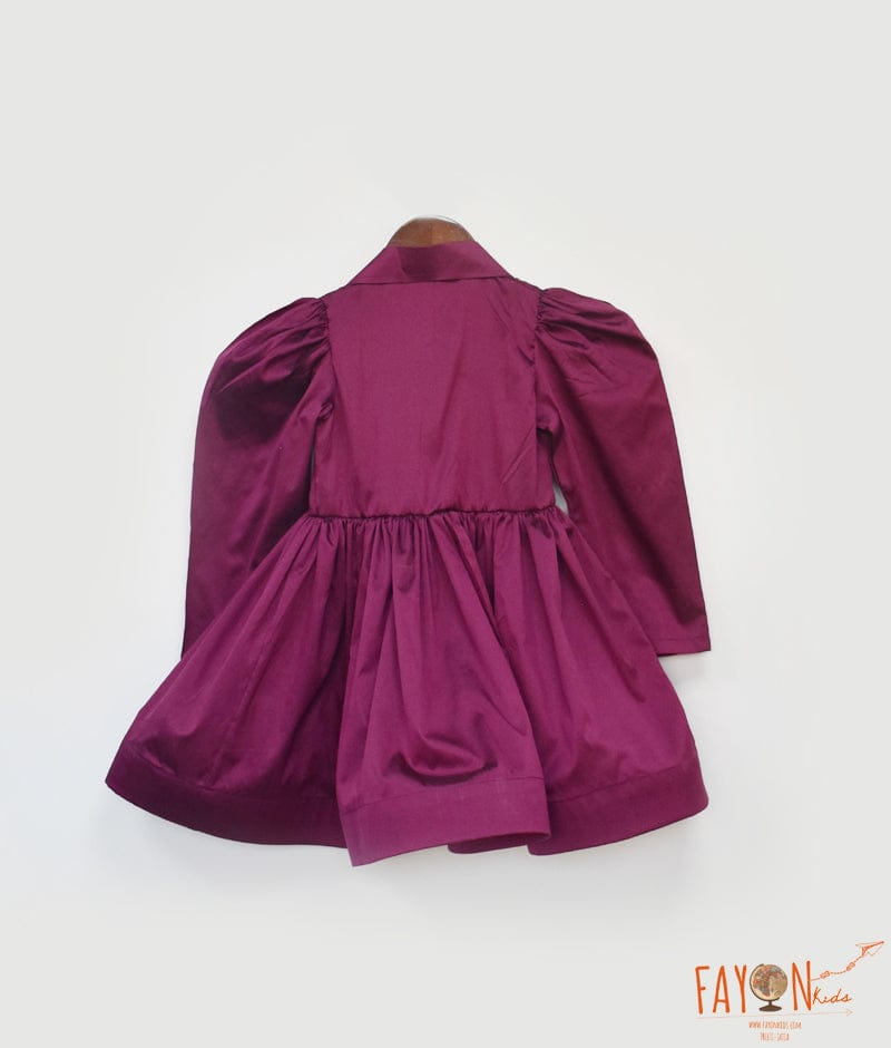 Manufactured by FAYON KIDS (Noida, U.P) Wine Frock