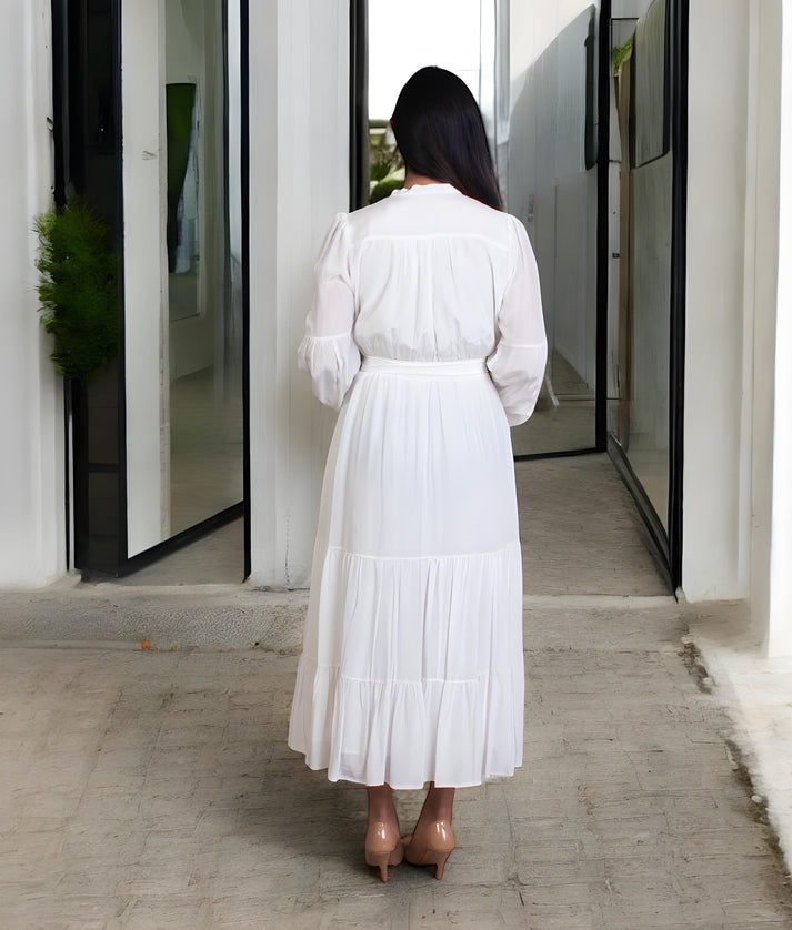 Manufactured by FayonKids Offwhite Dress