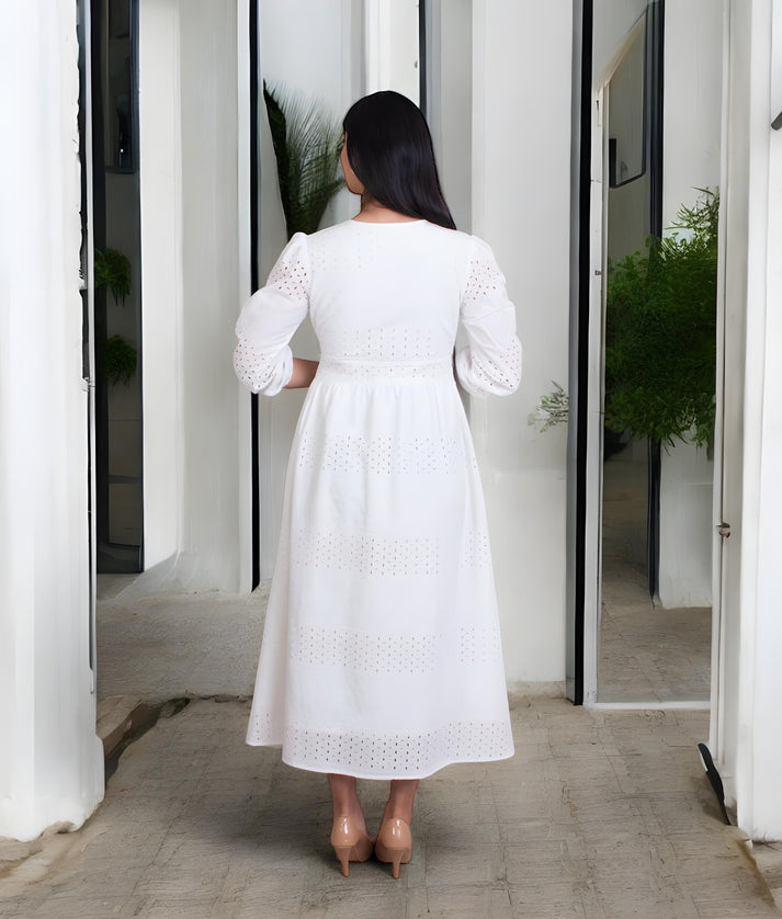 Manufactured by FayonKids Offwhite Dress