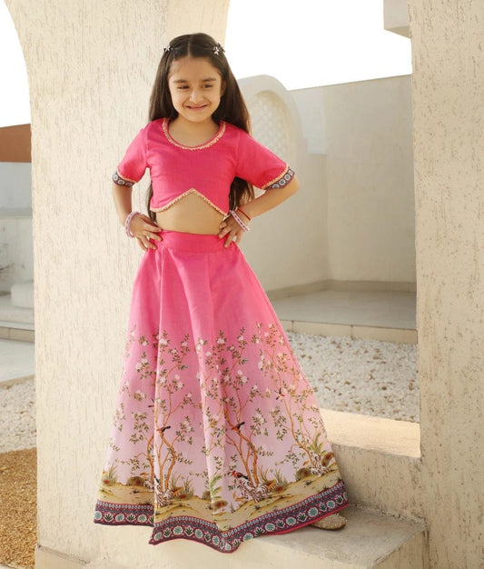 Manufactured by FayonKids Pretty in Pink- Lehenga Choli Set