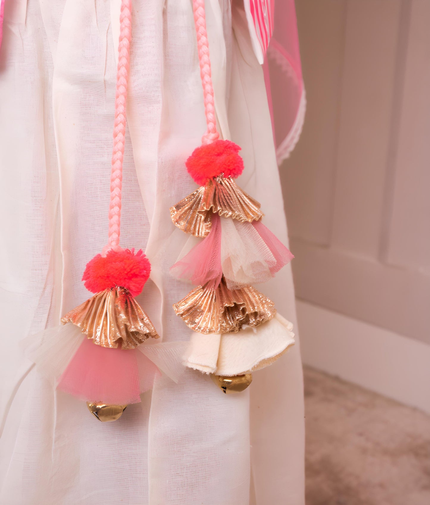 Pret Pink Mirror Kurti with Sharara