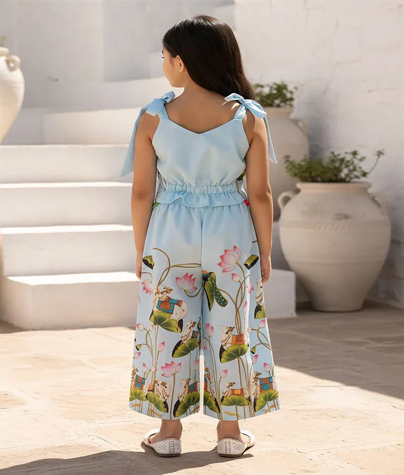 Pret Printed Crop Top with Plazo