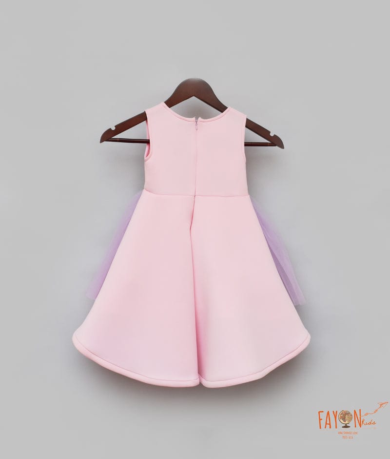 Fayon Kids Baby Pink Unicorn Dress for Girls