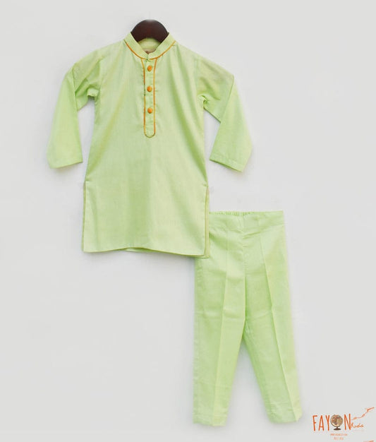 Green Kurta Pant for Boys