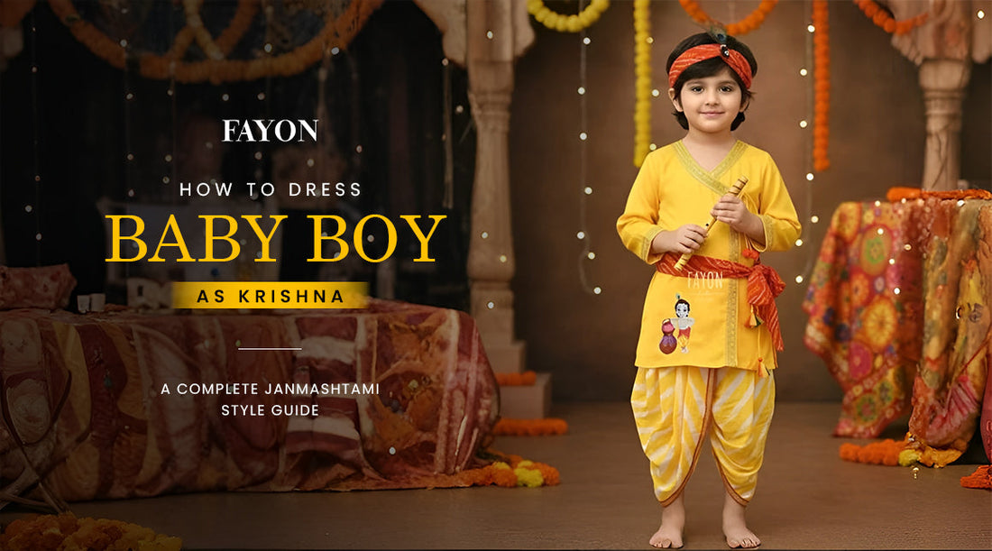 How to Dress Baby Boy as Krishna: A Complete Janmashtami Style Guide