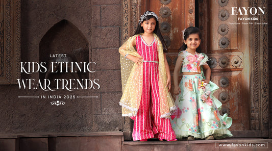 Latest kids ethnic wear trends India 2025