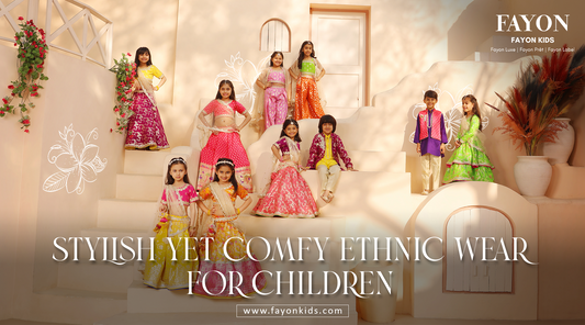 Stylish yet comfy ethnic wear for children