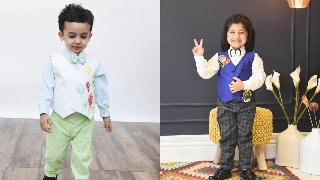 Latest Collection Of Waistcoats for Kids in 2023
