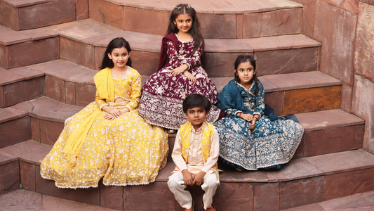 Beautiful Kids Dress For Diwali Celebration