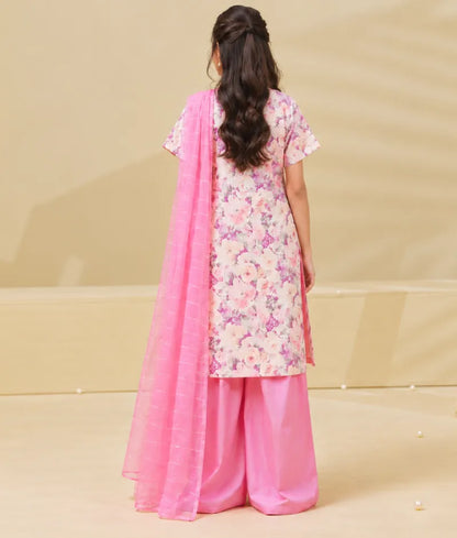 Floral Printed Kurti with Salwar