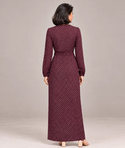 Brown Polka Dot Dress
