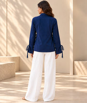 Blue Linen Shirt