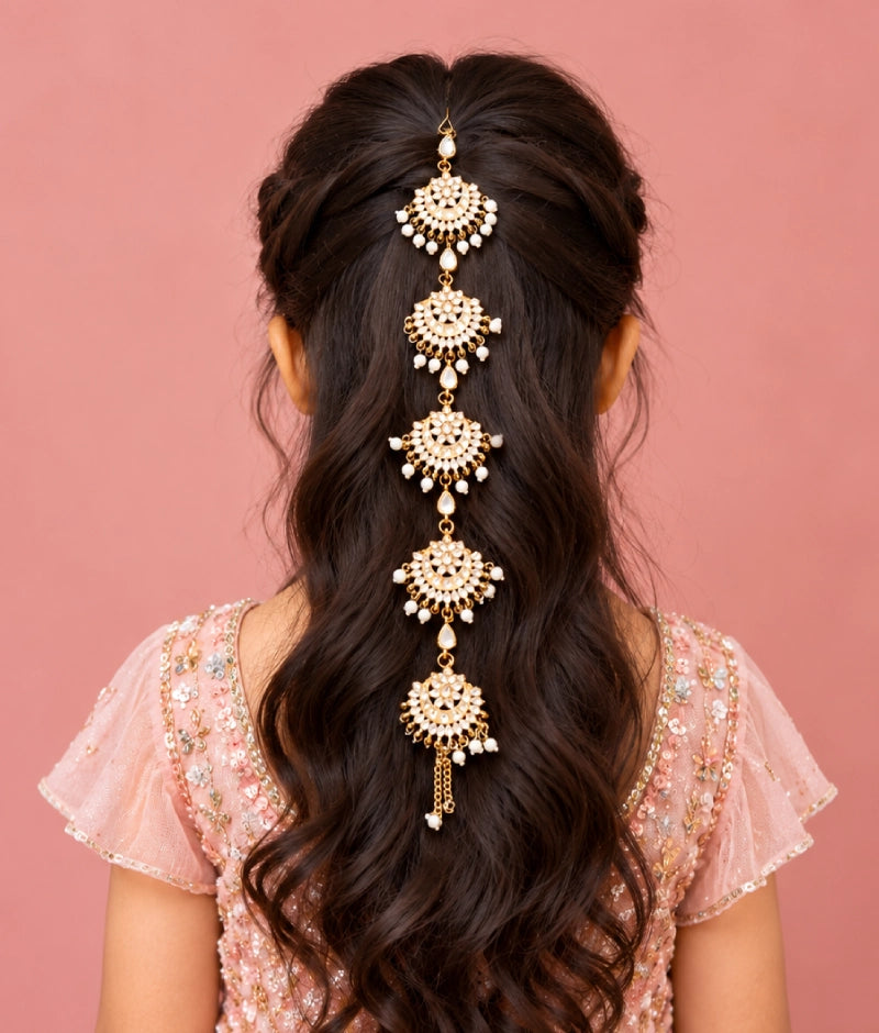Elegant Pearl & Stone Hair Accessories