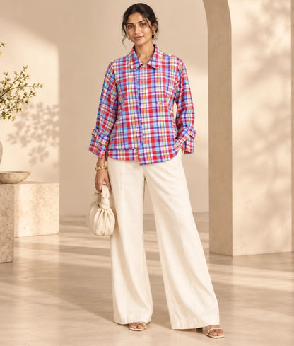Multi Colour Check Shirt - Multi Colour Check Shirt