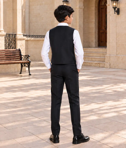Classic Charm: Blue Waistcoat Set