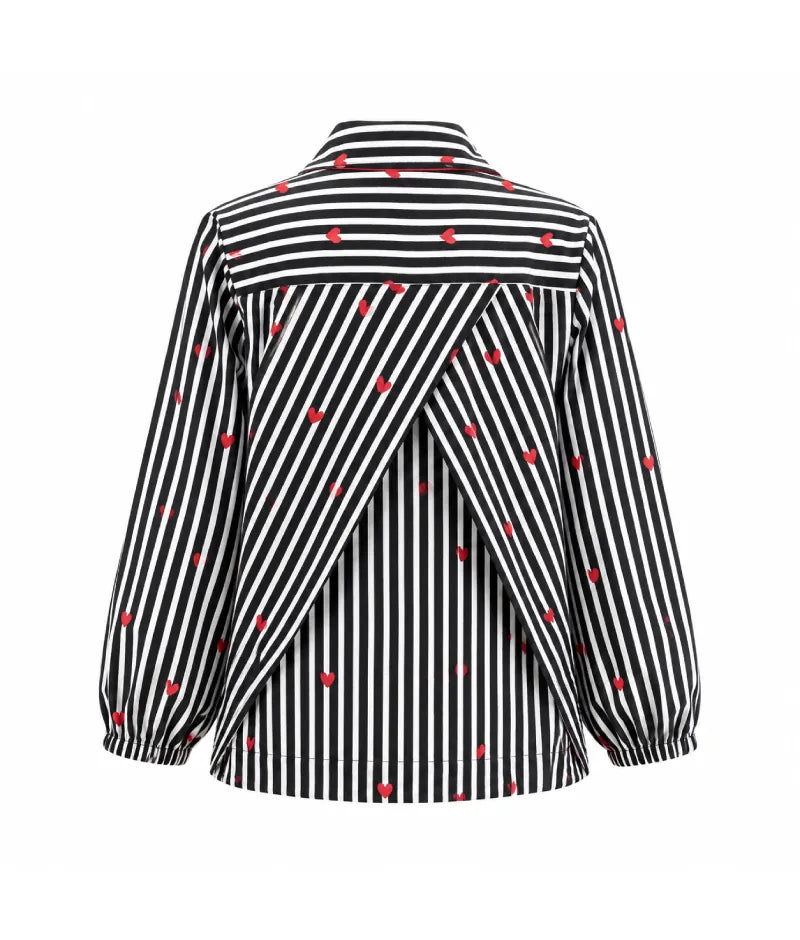 Label Black Printed Shirt