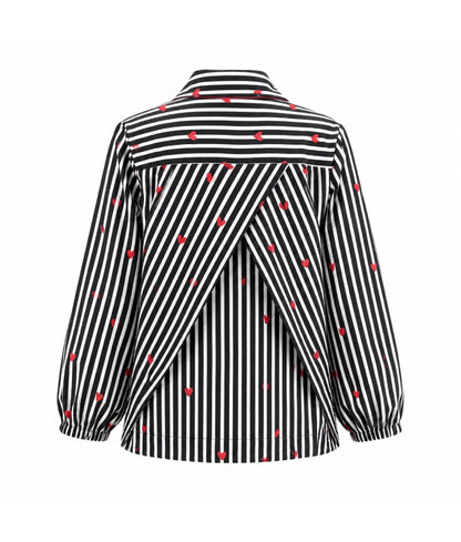 Label Black Printed Shirt