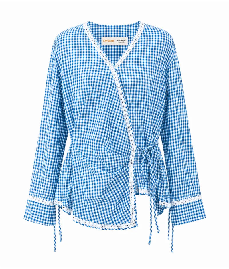 Label Blue Check Shirt