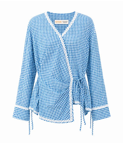 Label Blue Check Shirt