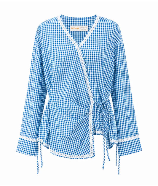 Label Blue Check Shirt