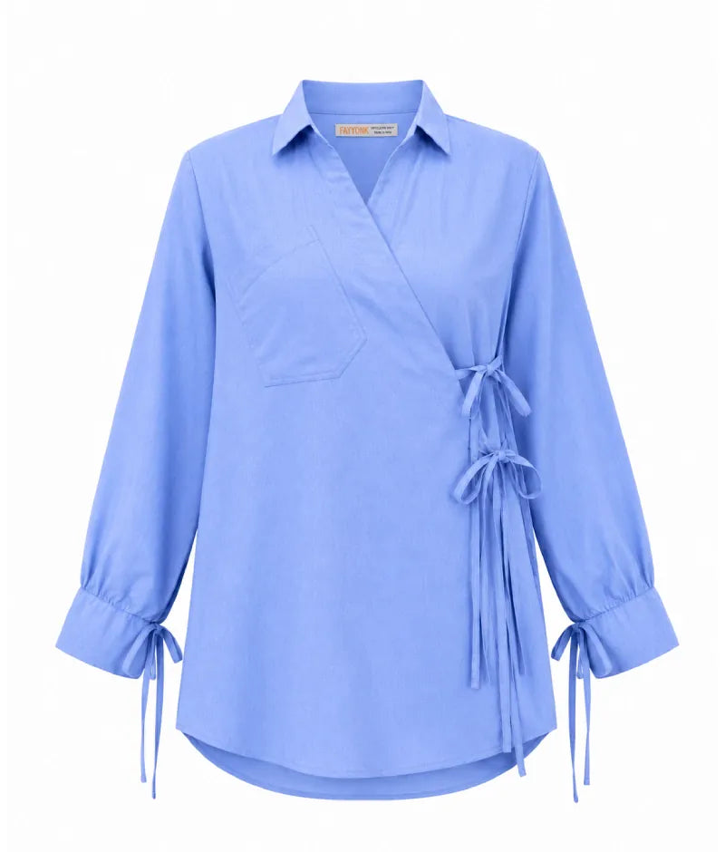 Label Blue Linen Shirt