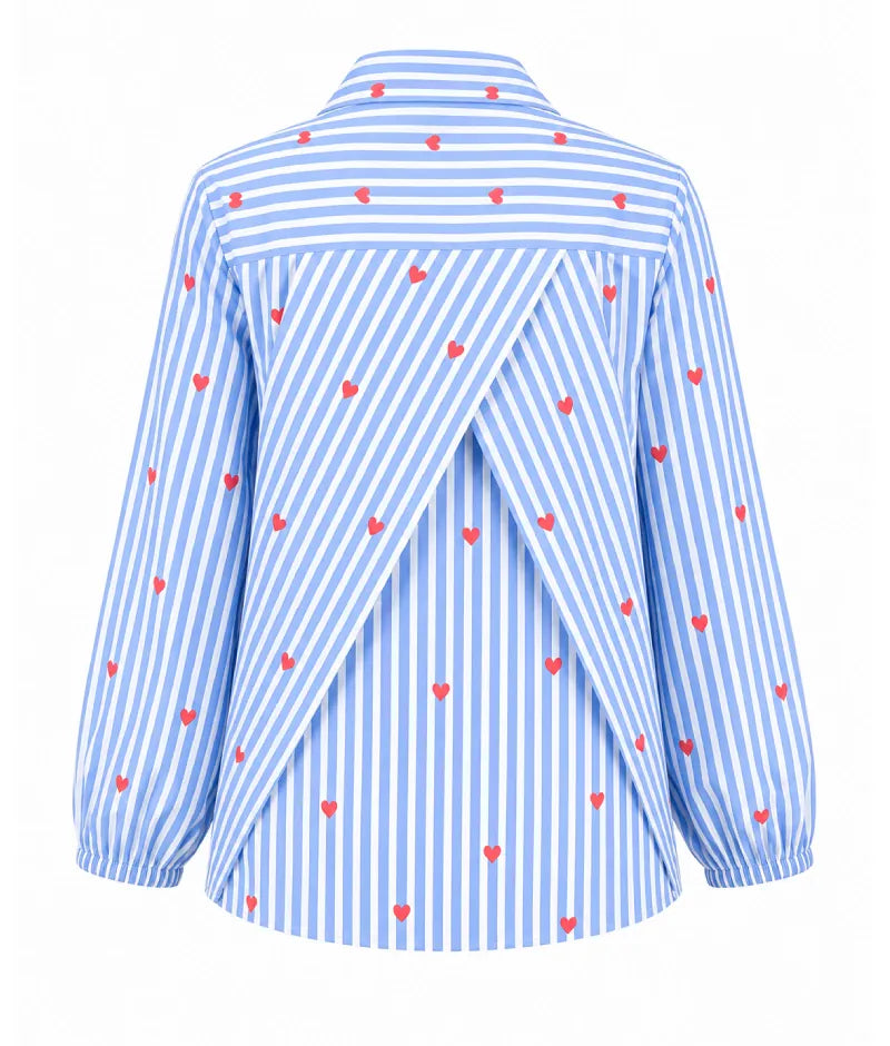 Label Blue Printed Shirt