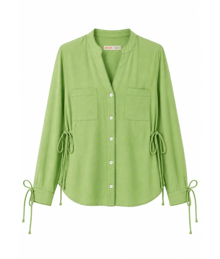 Label Green Linen Shirt